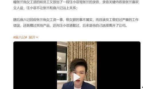 录音爆料汪小菲视频,录音爆料背后的惊人真相  第3张